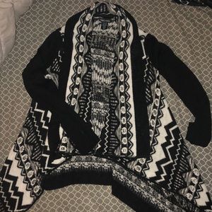 Print cardigan